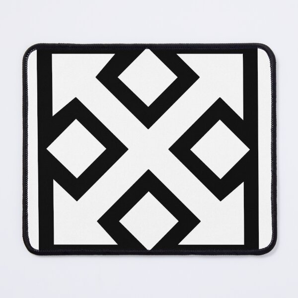 Item preview, Four Square Arrows White on Black designed and sold by Greenwood2112.