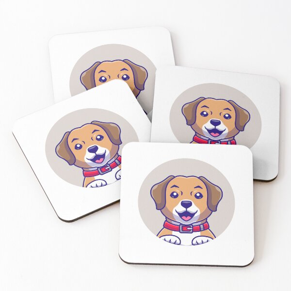 Item preview, Cute Dog Looking Cartoon Vector Icon - Adorable Animal Nature Illustration designed and sold by hjian8219.