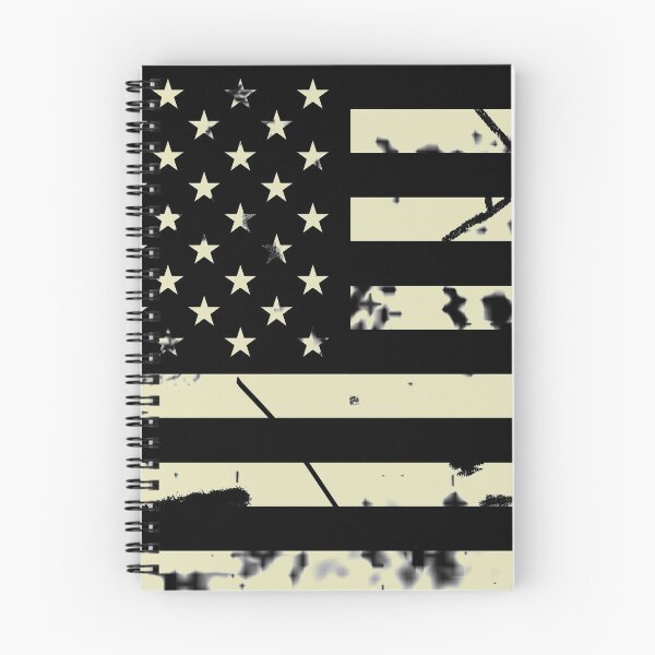 Item preview, Black Distressed U.S. Flag designed and sold by Jared Davies.