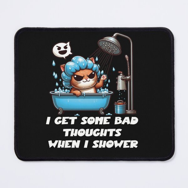 Item preview, Funny Cat Shower Time  designed and sold by Caticats.