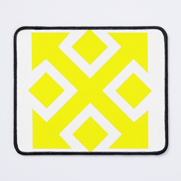 Item preview, Four Square Arrows Yellow on White designed and sold by Greenwood2112.