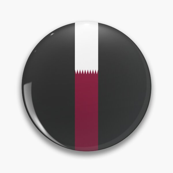 Item preview, Qatar Stripe Flag designed and sold by Candie-Shop.