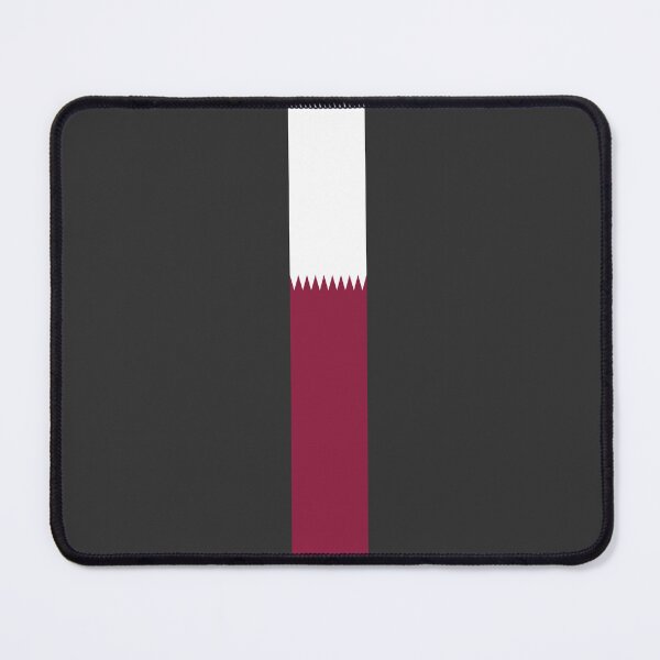 Item preview, Qatar Stripe Flag designed and sold by Candie-Shop.