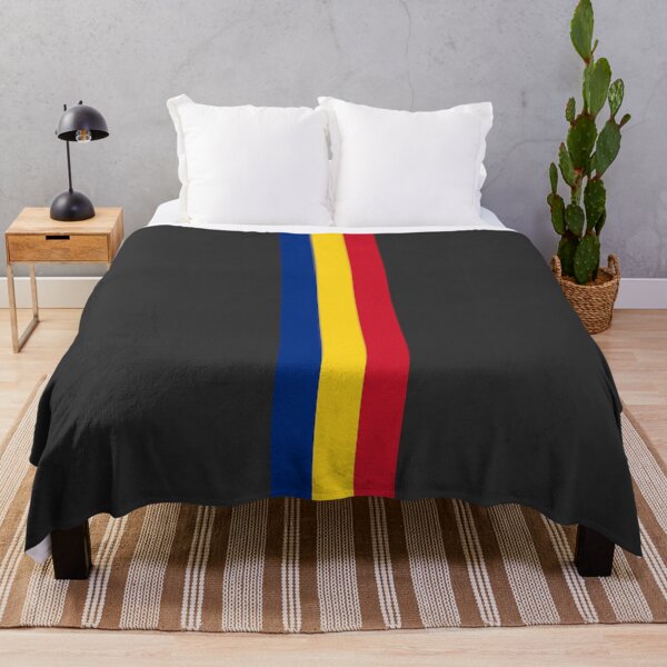 Item preview, Romania Stripe Flag designed and sold by Candie-Shop.