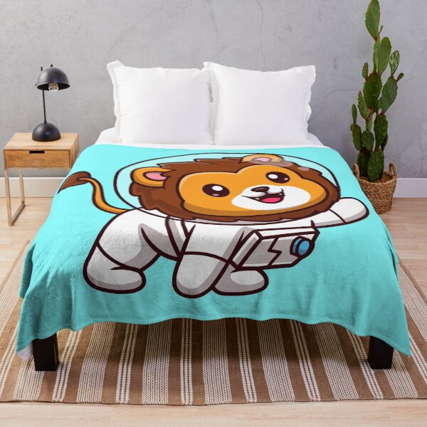 Item preview, Cute Lion Astronaut Cartoon Vector Icon Illustration Animal Science Icon Isolated Flat Vector designed and sold by hjian8219.