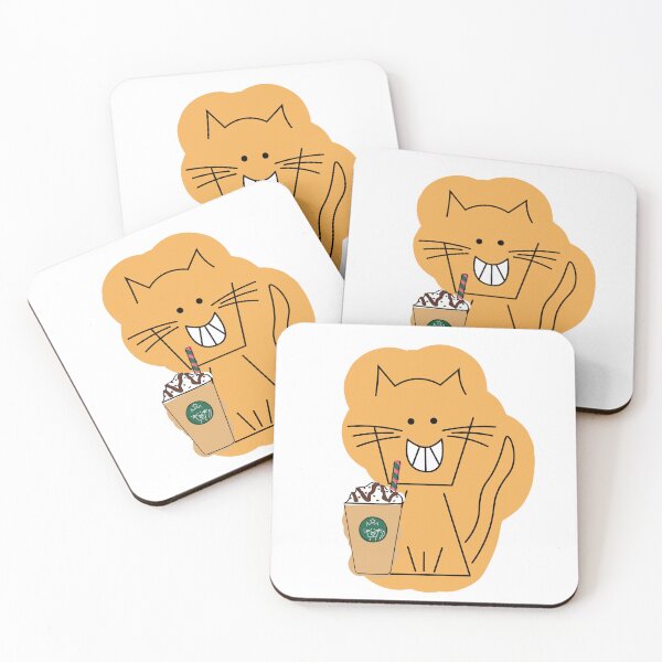 Item preview, Frappé Happy Cat designed and sold by kookadesigns.
