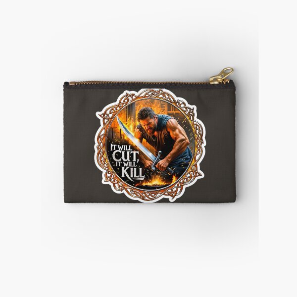 Item preview, Blacksmith Sword Forging It Will Cut It Will Kill Quote designed and sold by TheArtOfPat.