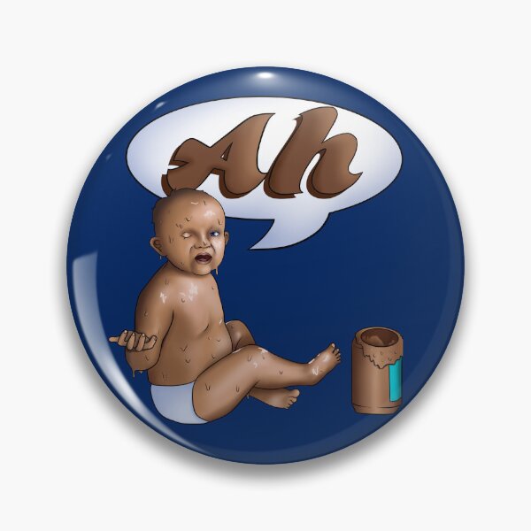 Item preview, Peanut Butter Baby Saying 'Ah' designed and sold by ellabirch.