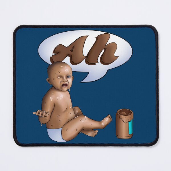Item preview, Peanut Butter Baby Saying 'Ah' designed and sold by ellabirch.