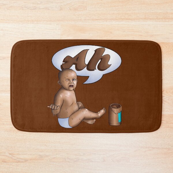 Item preview, Peanut Butter Baby Saying 'Ah' designed and sold by ellabirch.