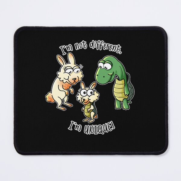 Item preview, A happy family of animals including a turtle, a rabbit and their child! designed and sold by BaldandBold.