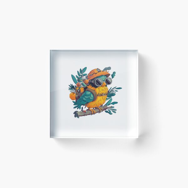 Item preview, Bird Watcher funny illustration designed and sold by Jane-Zay.
