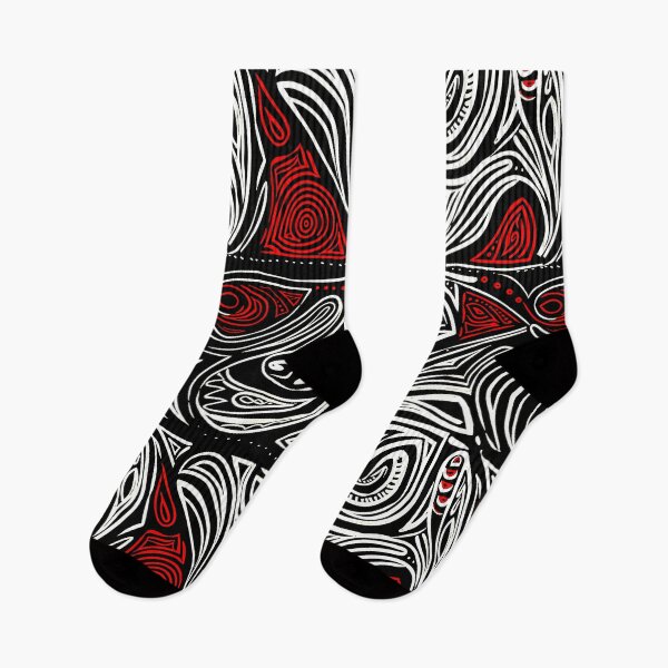 Item preview, Bold Expressionist Woodcut Print with Intricate Paisley Patterns designed and sold by Kybruno's Creations.