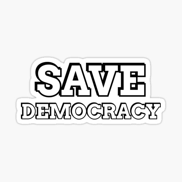 Artikel-Vorschau von Rettet die Demokratie, designt und verkauft von Inspirationmotivation.