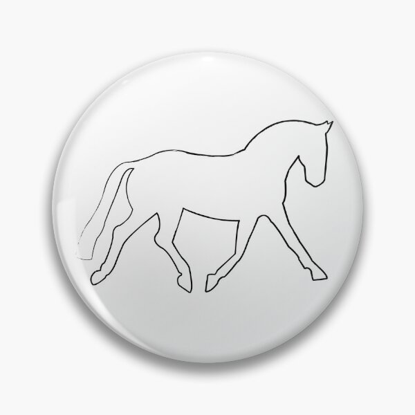 Item preview, Dressage Horse Simple Brush designed and sold by DickinsonDesign.