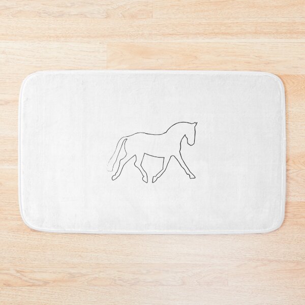 Item preview, Dressage Horse Simple Brush designed and sold by DickinsonDesign.