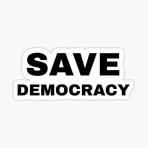 Artikel-Vorschau von Rettet die Demokratie, designt und verkauft von Inspirationmotivation.