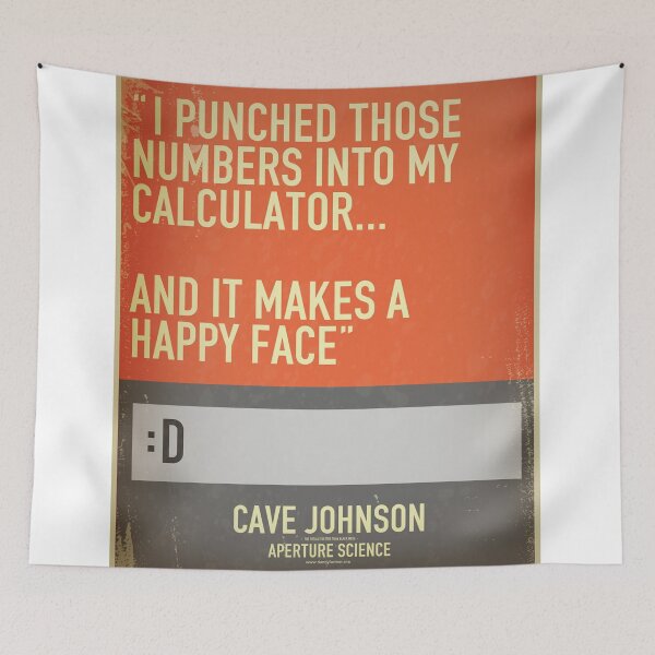 Item preview, Cave Johnson Calculator Joke designed and sold by Walletinspector.