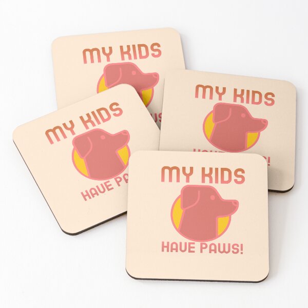 Artikelvorschau, Meine Kinder haben Pfoten! entworfen und verkauft von CarbonPosDesign.
