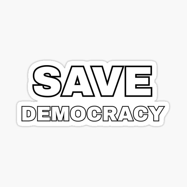 Artikel-Vorschau von Rettet die Demokratie, designt und verkauft von Inspirationmotivation.
