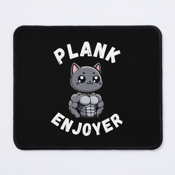 Item preview, Plank Enjoyer Planking Cute Cat Abs Training designed and sold by DivineMovement.