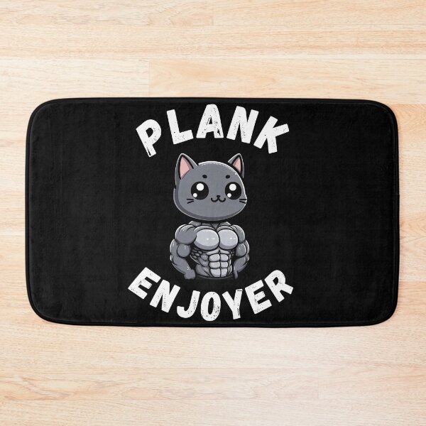 Item preview, Plank Enjoyer Planking Cute Cat Abs Training designed and sold by DivineMovement.
