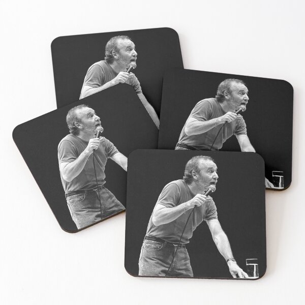 Item preview, George Carlin - BW Photograph designed and sold by ConcertImages.