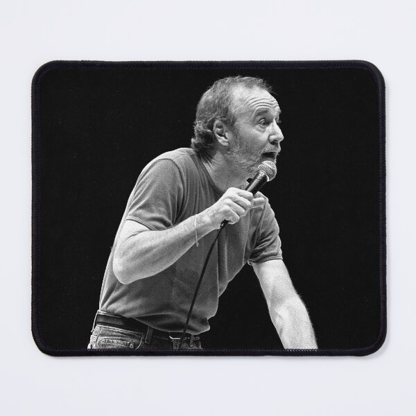 Item preview, George Carlin - BW Photograph designed and sold by ConcertImages.