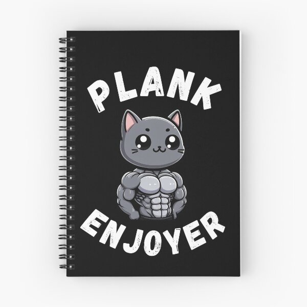 Item preview, Plank Enjoyer Planking Cute Cat Abs Training designed and sold by DivineMovement.