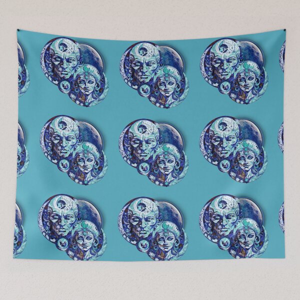 Item preview, Midnight Mystical Moon God & Goddess Design  designed and sold by DopeStick.