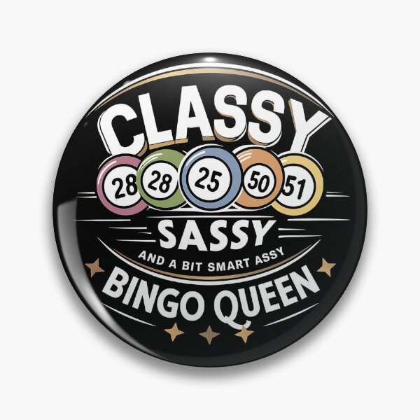 Item preview, Classy Sassy Bingo Queen Funny Design designed and sold by edesignprints.