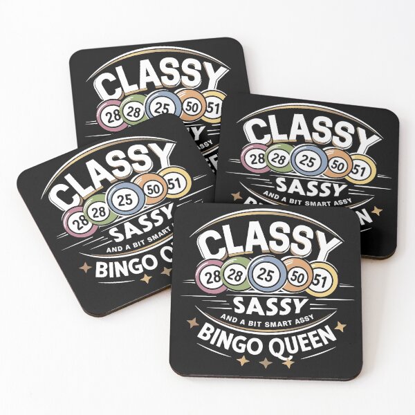Item preview, Classy Sassy Bingo Queen Funny Design designed and sold by edesignprints.