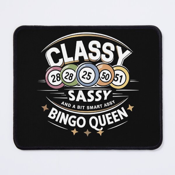 Item preview, Classy Sassy Bingo Queen Funny Design designed and sold by edesignprints.