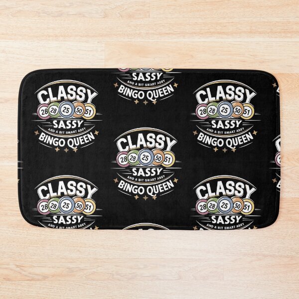Item preview, Classy Sassy Bingo Queen Funny Design designed and sold by edesignprints.
