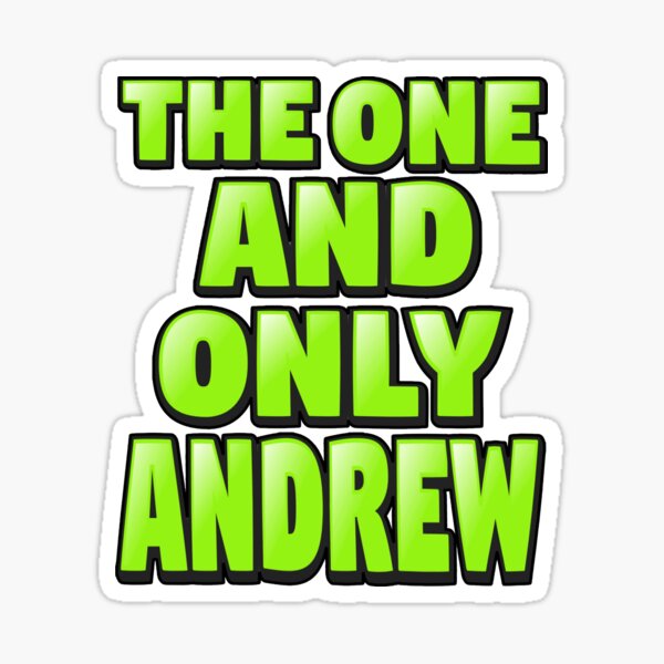 Item preview, The One and Only Andrew Name Personalized designed and sold by CosmicPlaytime.