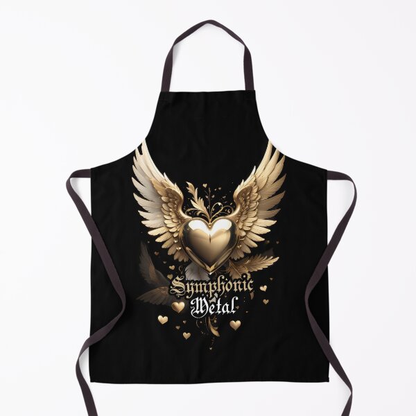Item preview, Symphonic Metal - Majestic Golden Heart with wings, Heart of Gold. designed and sold by Paladinblanco.
