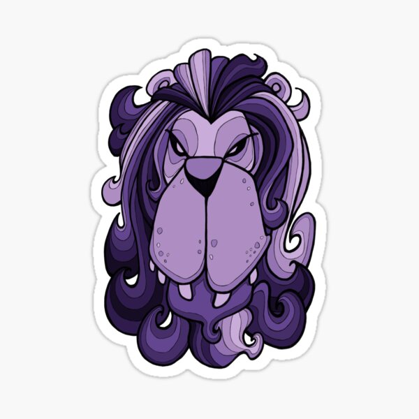 Item preview, Lion - Ultra Violet Purple designed and sold by bignose1977.