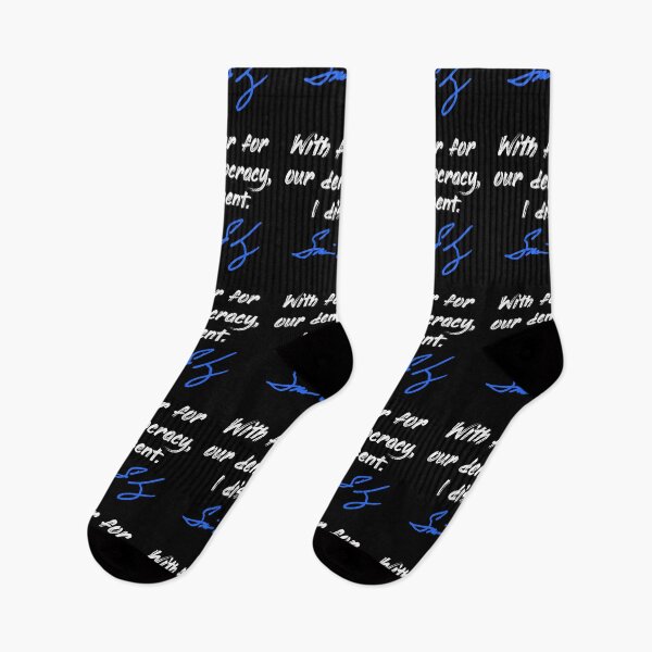 Item preview, With fear for our democracy, I dissent. - Justice Sotomayor (white blue) designed and sold by Thelittlelord.