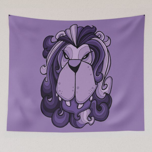 Item preview, Lion - Ultra Violet Purple designed and sold by bignose1977.