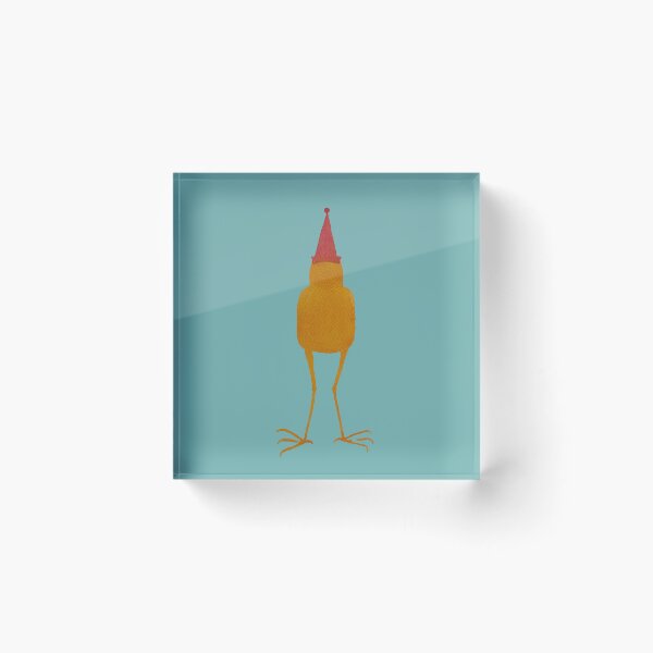 Item preview, Orange Owl with Pink Party Hat  designed and sold by KakiDimock.