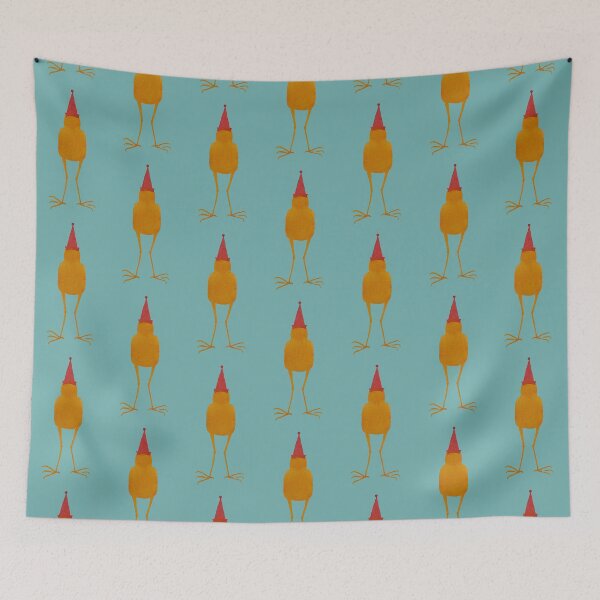 Item preview, Orange Owl with Pink Party Hat  designed and sold by KakiDimock.