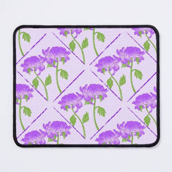 Item preview, purple chrysanthemum pattern designed and sold by BranketRabbit.