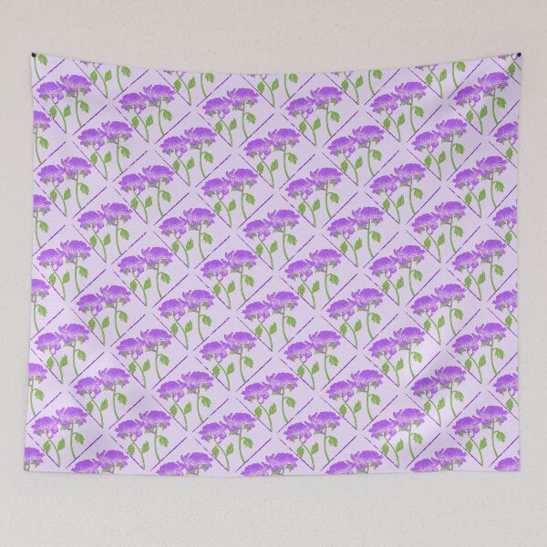 Item preview, purple chrysanthemum pattern designed and sold by BranketRabbit.