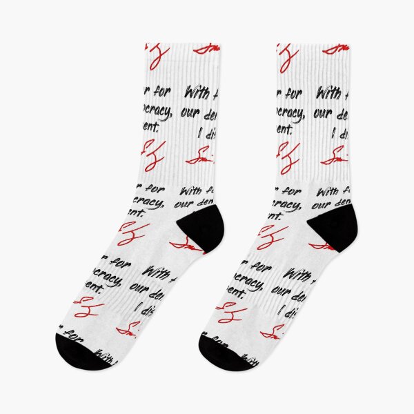 Item preview, With fear for our democracy, I dissent. - Justice Sotomayor (black red) designed and sold by Thelittlelord.