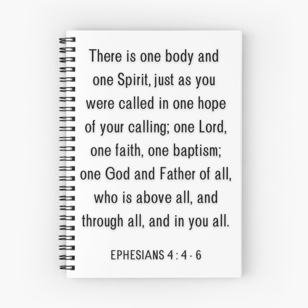 Item preview, EPHESIANS 4 : 4 - 6 . Bible verse . NKJV . designed and sold by Holy-Scripture.