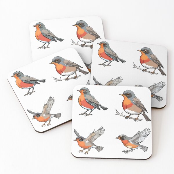 Item preview, American Robin Birds designed and sold by TheAnimalZ00.