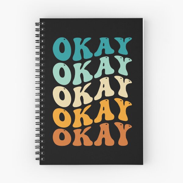 Item preview, Retro Wavy Okay Deadpan Funny designed and sold by kamrankhan.