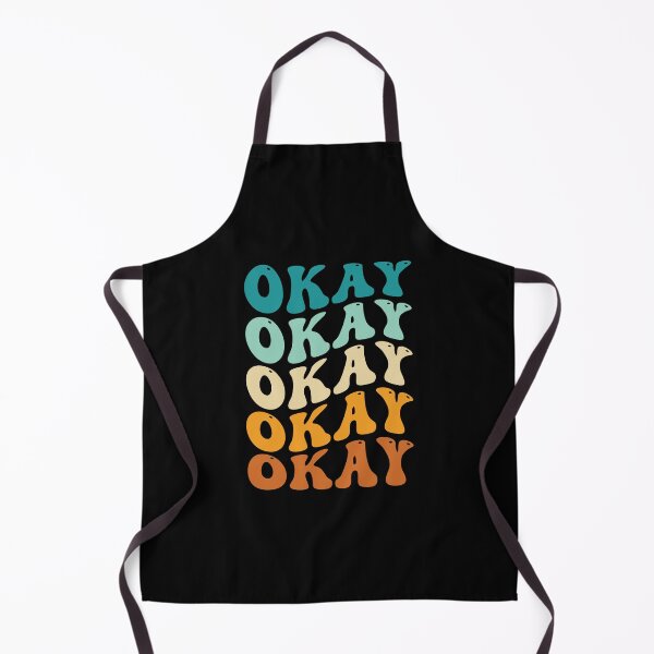 Item preview, Retro Wavy Okay Deadpan Funny designed and sold by kamrankhan.