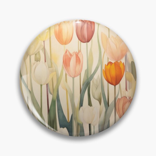 Item preview, Blooming Symphony: Tulip Art in Pastel Hues designed and sold by EyeArt Studio.