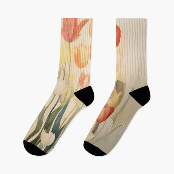 Item preview, Blooming Symphony: Tulip Art in Pastel Hues designed and sold by EyeArt Studio.